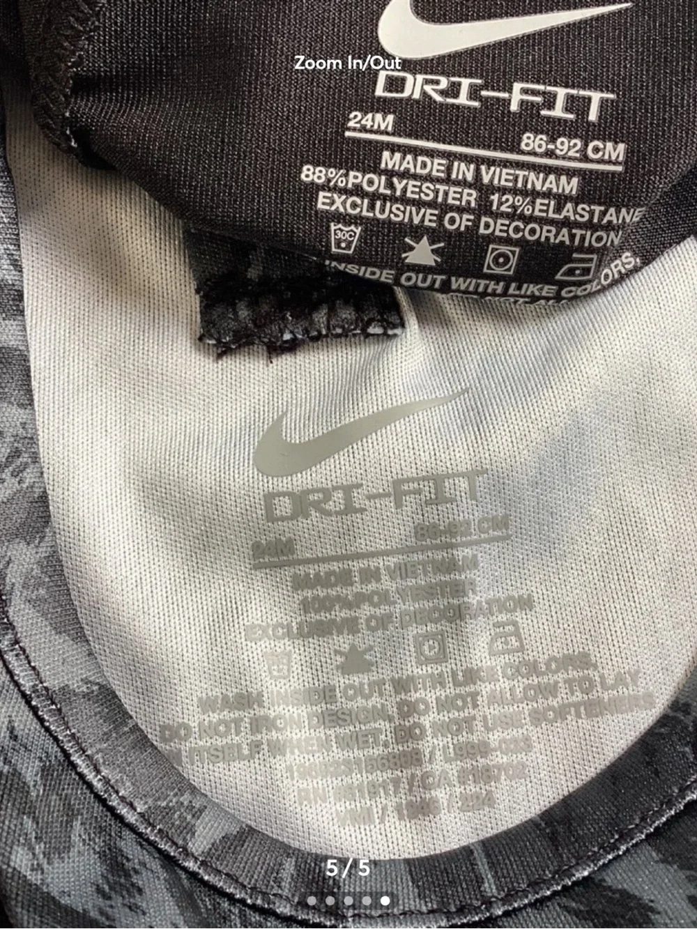 Nike Dri-FIT girls Tank & Shorts Set size 24 months(NWT) ~FIRM, NO OFFERS~ - Picture 5 of 5
